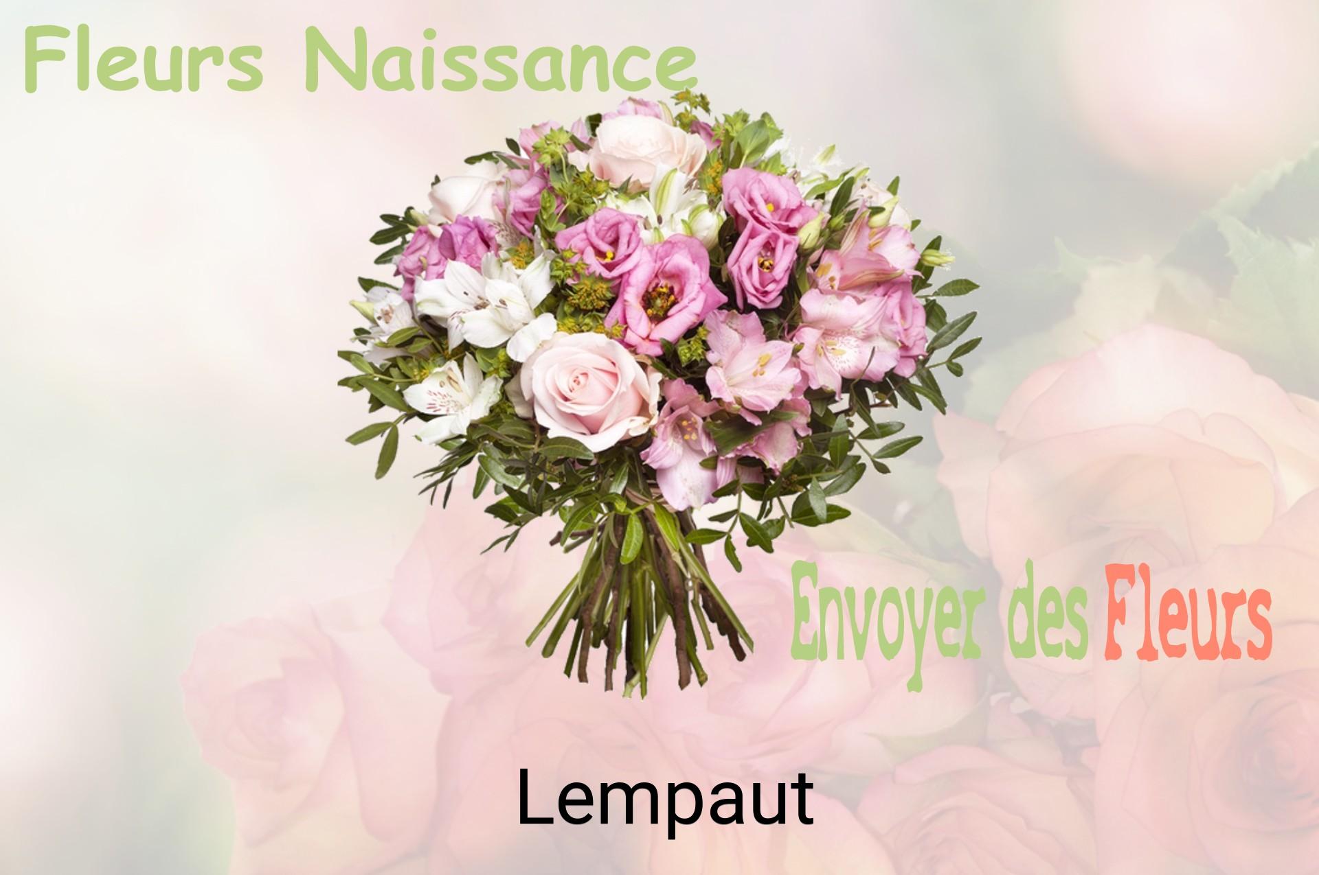 Bouquet de fleurs de naissance livré à Lempaut